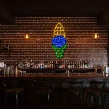 bright and bold busch light neon sign for unique home decor fashion forward.webp