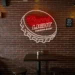 capture the vibe unique coors light neon sign for home bars best selling.webp
