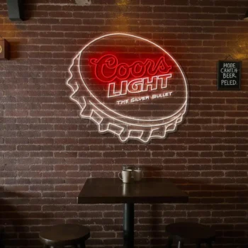 capture the vibe unique coors light neon sign for home bars fashion forward.webp