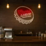capture the vibe unique coors light neon sign for home bars best selling.webp