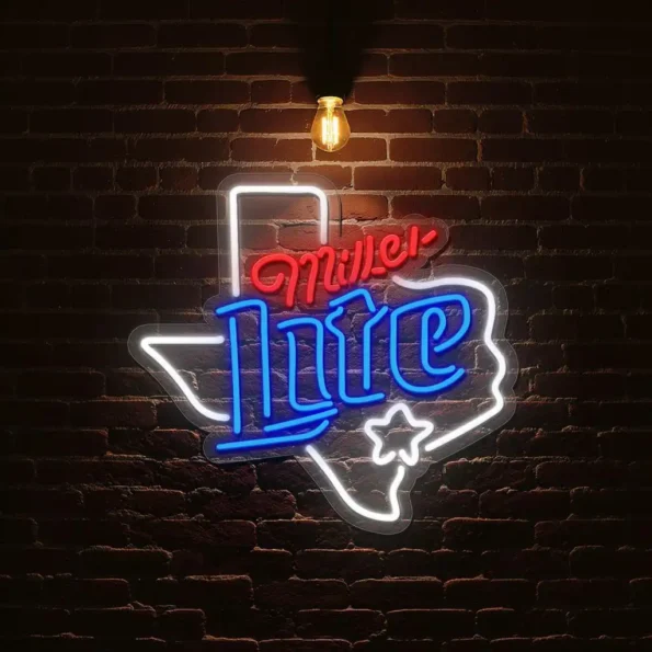 colorful texas neon signs perfect for bars and man caves best selling.webp