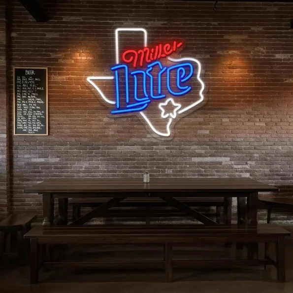 colorful texas neon signs perfect for bars and man caves latest model.webp