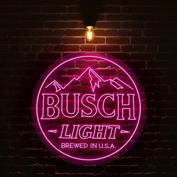 illuminate your space with busch light neon sign dcor latest model.webp