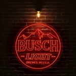 illuminate your space with busch light neon sign dcor best selling.webp