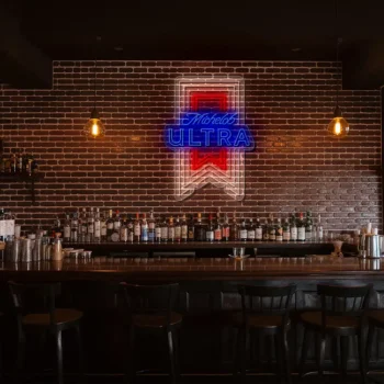 michelob ultra neon sign design bright bold and stylish decor fashion forward.webp