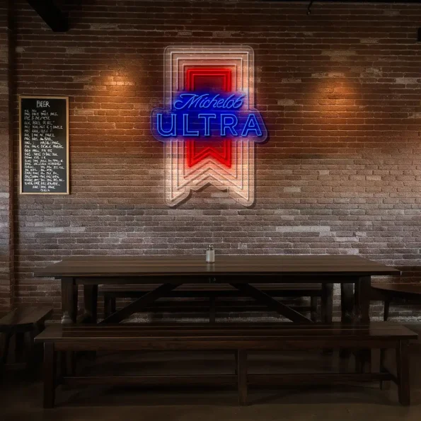 michelob ultra neon sign design bright bold and stylish decor top rated.webp