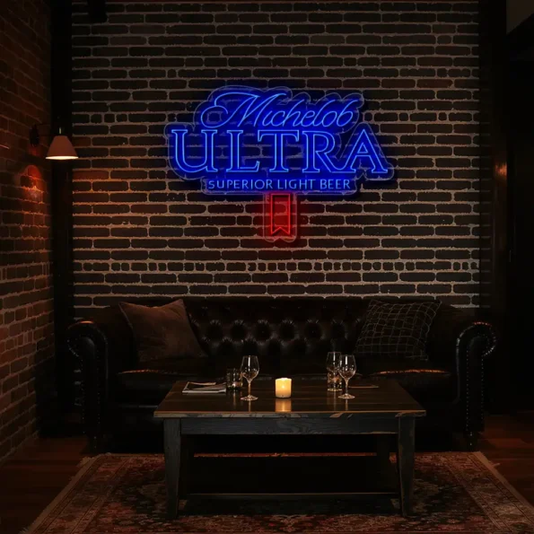michelob ultra neon sign illuminate your space with style new arrival.webp