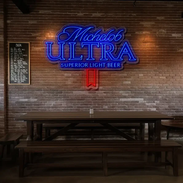 michelob ultra neon sign illuminate your space with style top rated.webp