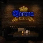 radiant corona extra neon sign for vibrant bar decor best selling.webp