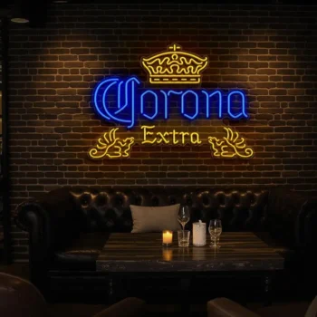 radiant corona extra neon sign for vibrant bar decor fashion forward.webp