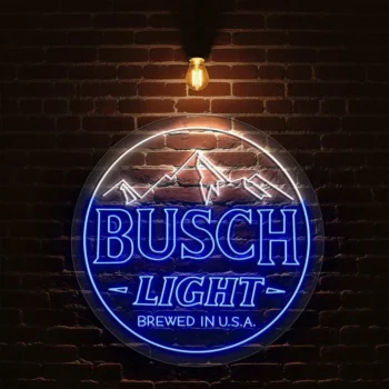 stunning busch light neon sign for ultimate bar decor best selling.webp