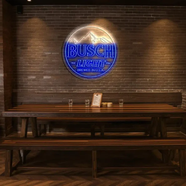 stunning busch light neon sign for ultimate bar decor latest model.webp