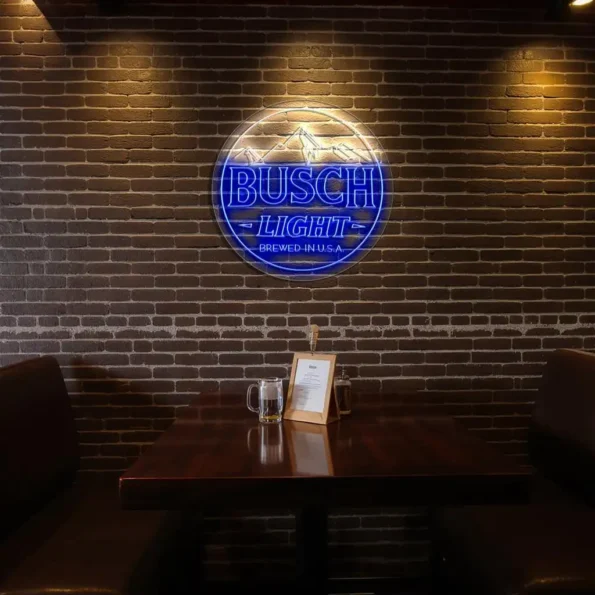 stunning busch light neon sign for ultimate bar decor new arrival.webp