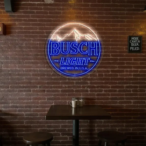 stunning busch light neon sign for ultimate bar decor top rated.webp