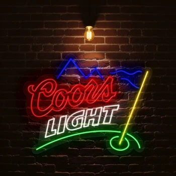 coors neon beer signs