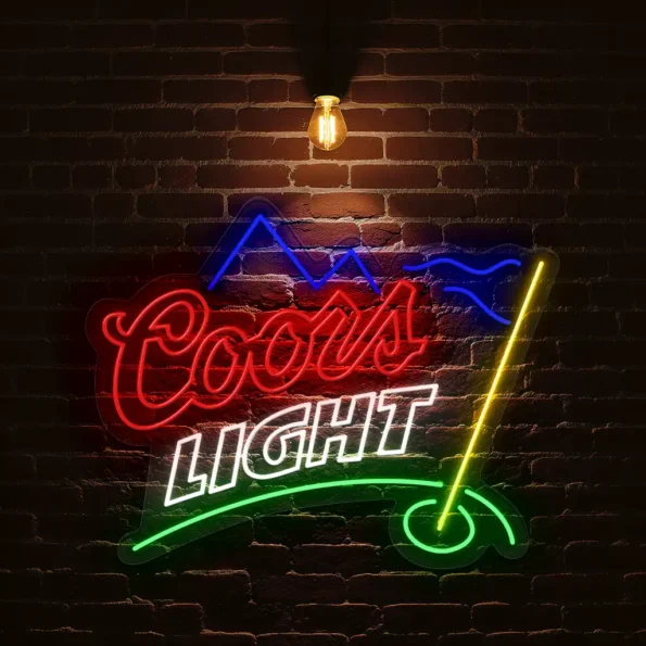 coors neon beer signs