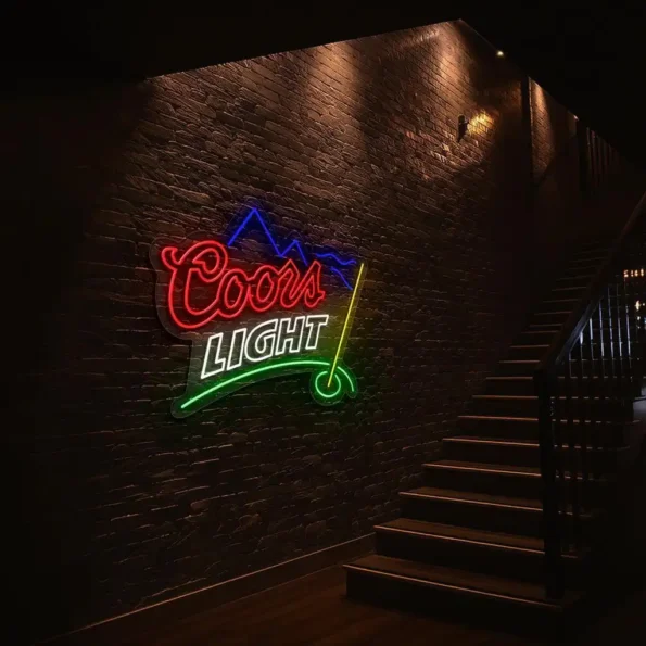 stunning coors light neon sign for bar and home decor lovers new arrival.webp