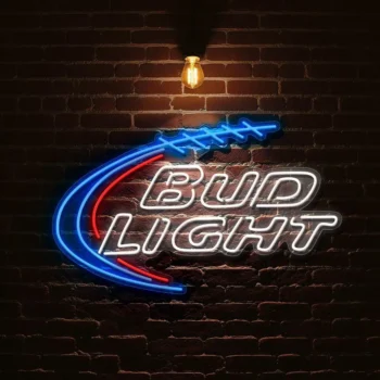 stunning neon bud light sign for sports bars and home decor best selling.webp