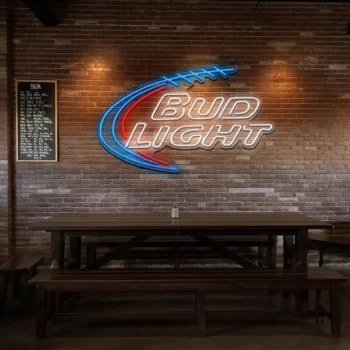 stunning neon bud light sign for sports bars and home decor fashion forward.webp