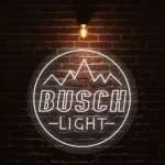 stunning neon busch light sign design for your home bar decor best selling.webp