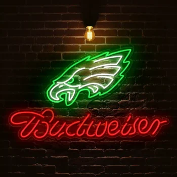 stunning neon signs eagles and budweiser for your space decor best selling.webp