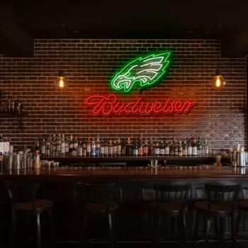 stunning neon signs eagles and budweiser for your space decor fashion forward.webp