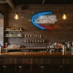 stylish bud light neon sign eye catching bar decor idea best selling.webp