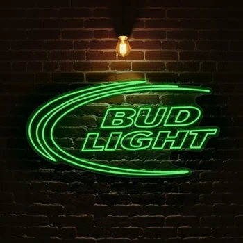 stylish bud light neon sign for bars and home decor fashion forward.webp
