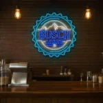 stylish busch light neon sign for your home bar decor best selling.webp