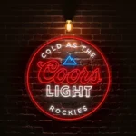 stylish coors light neon sign brighten your space effortlessly best selling.webp
