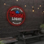stylish coors light neon sign brighten your space effortlessly best selling.webp