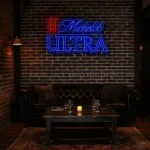 stylish michelob ultra neon sign for home bar decor best selling.webp