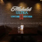 stylish michelob ultra neon sign for low carb beer lovers best selling.webp