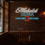 stylish michelob ultra neon sign for low carb beer lovers best selling.webp