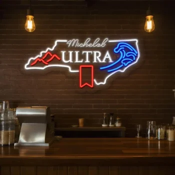 stylish michelob ultra neon sign for your home bar decor fashion forward.webp