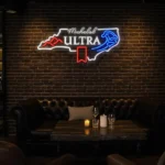 stylish michelob ultra neon sign for your home bar decor best selling.webp