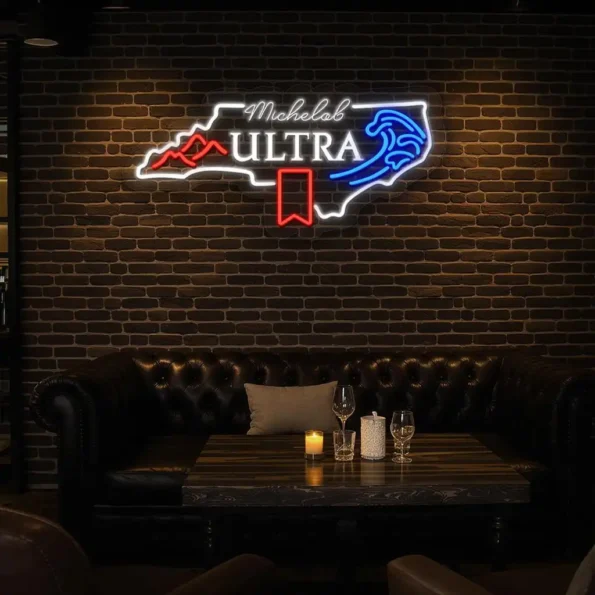 stylish michelob ultra neon sign for your home bar decor top rated.webp