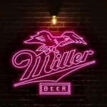 stylish miller neon sign for your bar or man cave dcor best selling.webp
