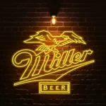 stylish miller neon sign for your bar or man cave dcor best selling.webp