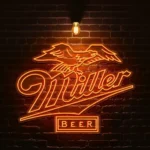 stylish miller neon sign for your bar or man cave dcor best selling.webp