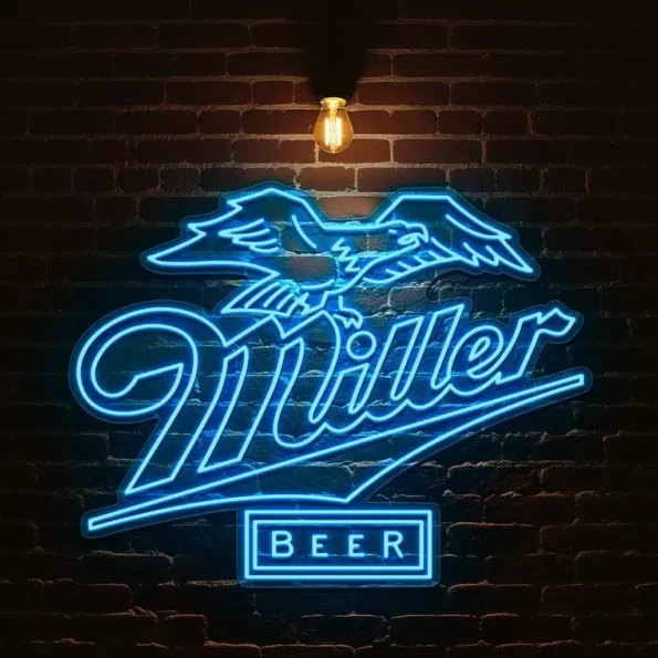 stylish miller neon sign for your bar or man cave dcor top rated.webp