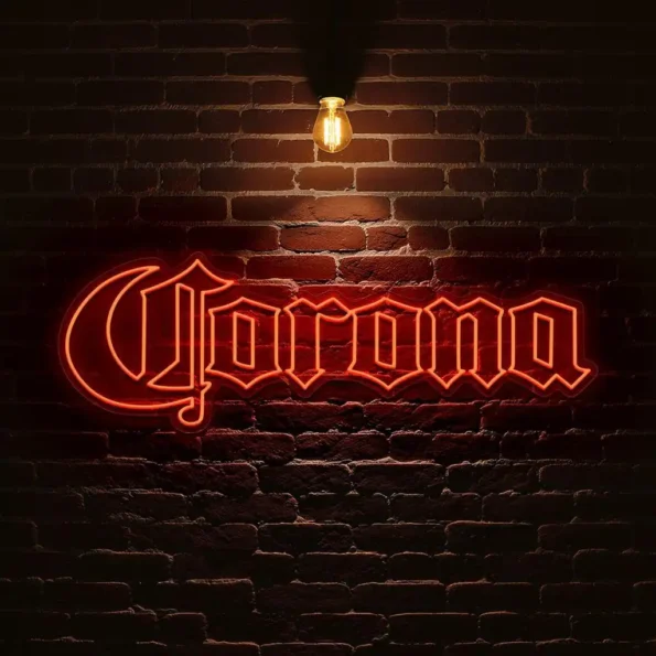 stylish neon corona sign perfect decor for any setting latest model.webp