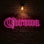 stylish neon corona sign perfect decor for any setting best selling.webp