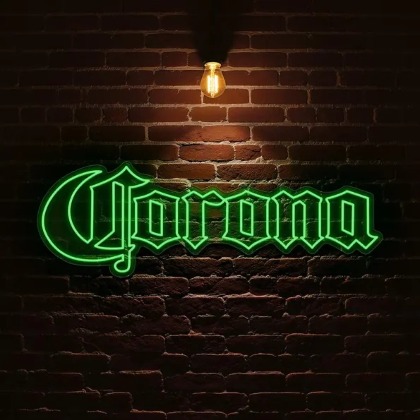 stylish neon corona sign perfect decor for any setting premium grade.webp