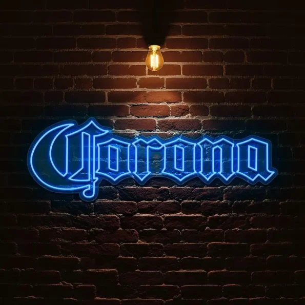 stylish neon corona sign perfect decor for any setting trendy.webp
