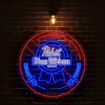 pabst blue ribbon neon signs