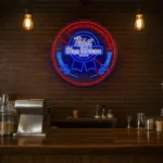 stylish neon pabst blue ribbon beer sign for unique decor best selling.webp