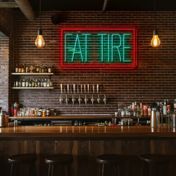 stylish neon sign design for a modern bar or restaurant setting high quality.webp