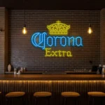 stylish neon sign design illuminate your space with corona extra best selling.webp