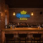 stylish neon sign design illuminate your space with corona extra best selling.webp